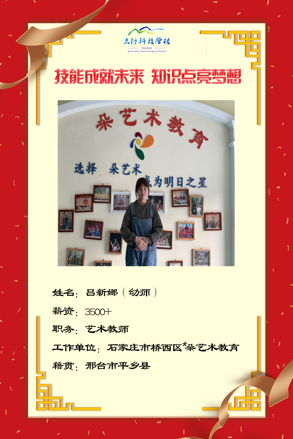 乘風(fēng)破浪，披荊斬棘丨石家莊太行科技中等專業(yè)學(xué)?！熬蜆I(yè)之星”名單公布！