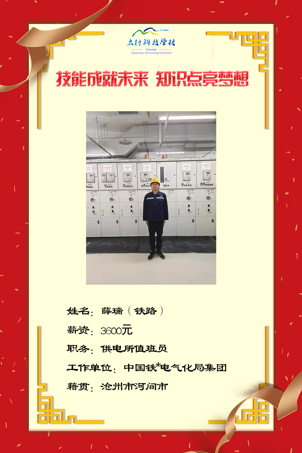 乘風(fēng)破浪，披荊斬棘丨石家莊太行科技中等專業(yè)學(xué)校“就業(yè)之星”名單公布！